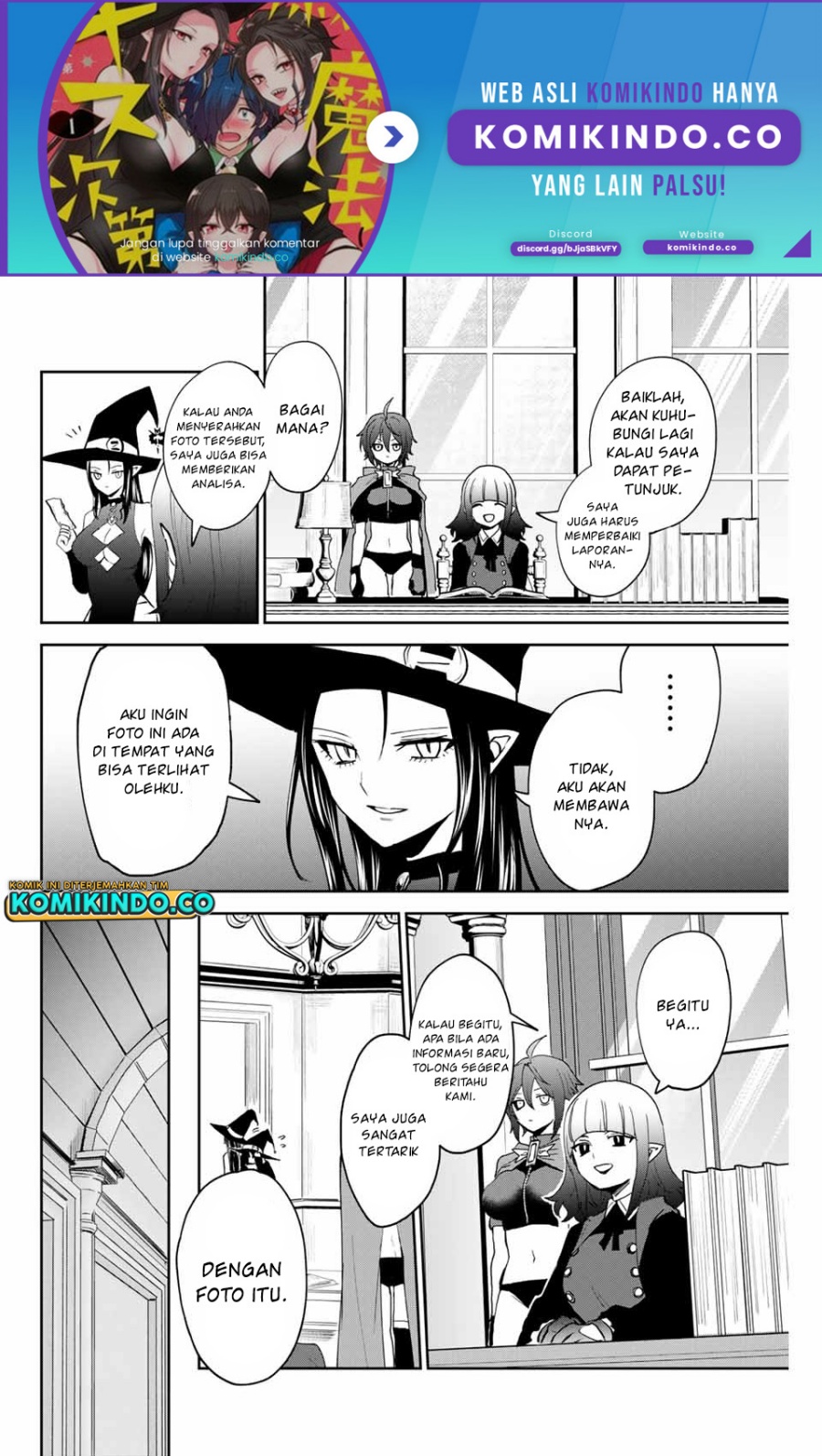 The Witch Controls Her Age and Magic With a Kiss Chapter 32 Bahasa Indonesia