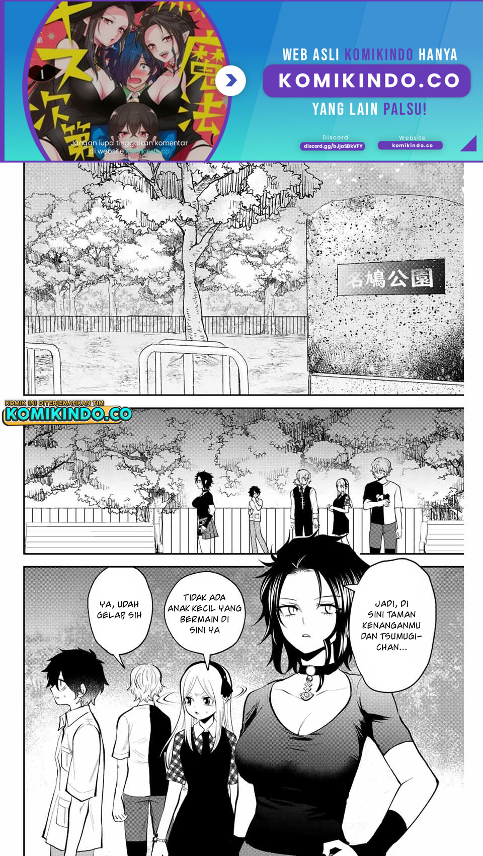 The Witch Controls Her Age and Magic With a Kiss Chapter 34 Bahasa Indonesia