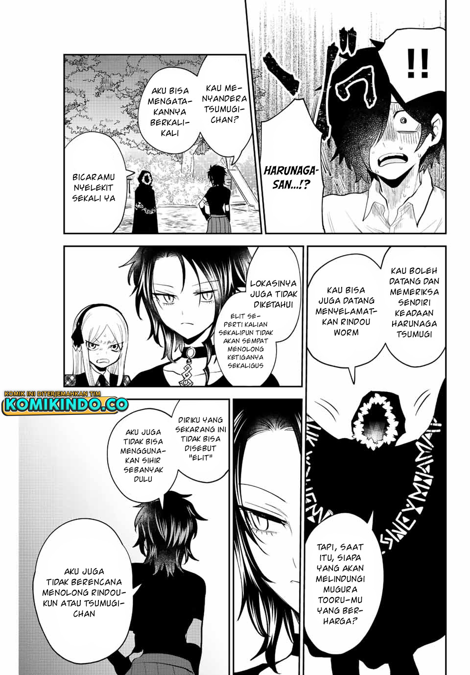 The Witch Controls Her Age and Magic With a Kiss Chapter 34 Bahasa Indonesia