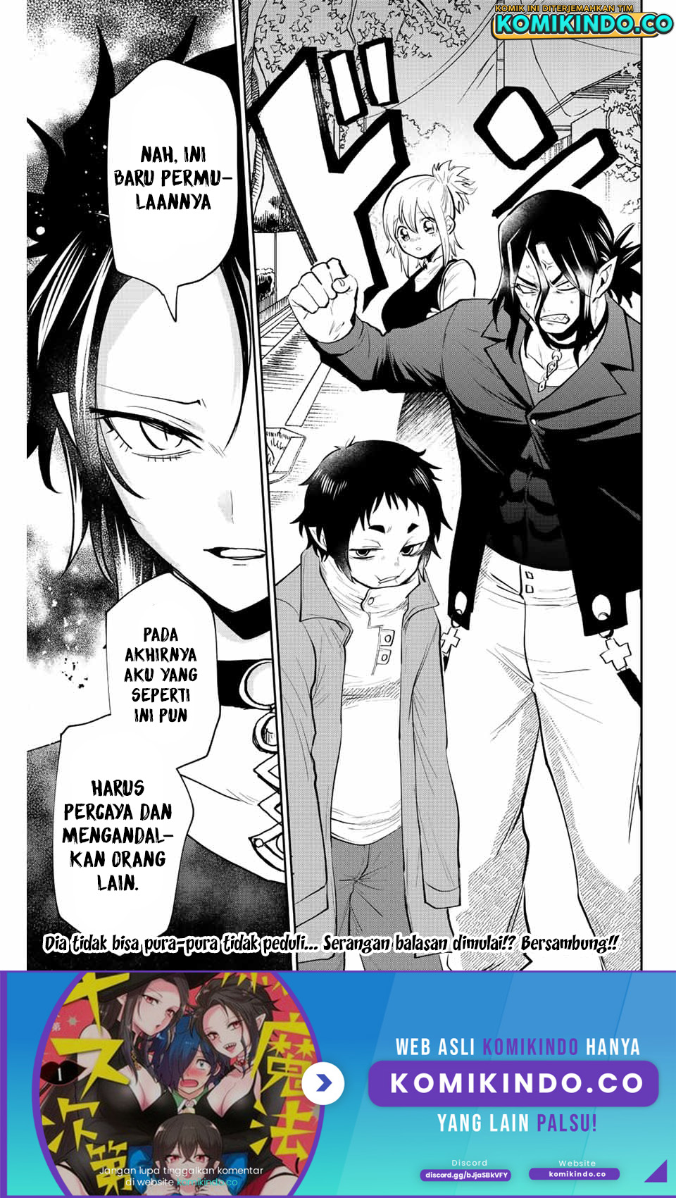 The Witch Controls Her Age and Magic With a Kiss Chapter 34 Bahasa Indonesia