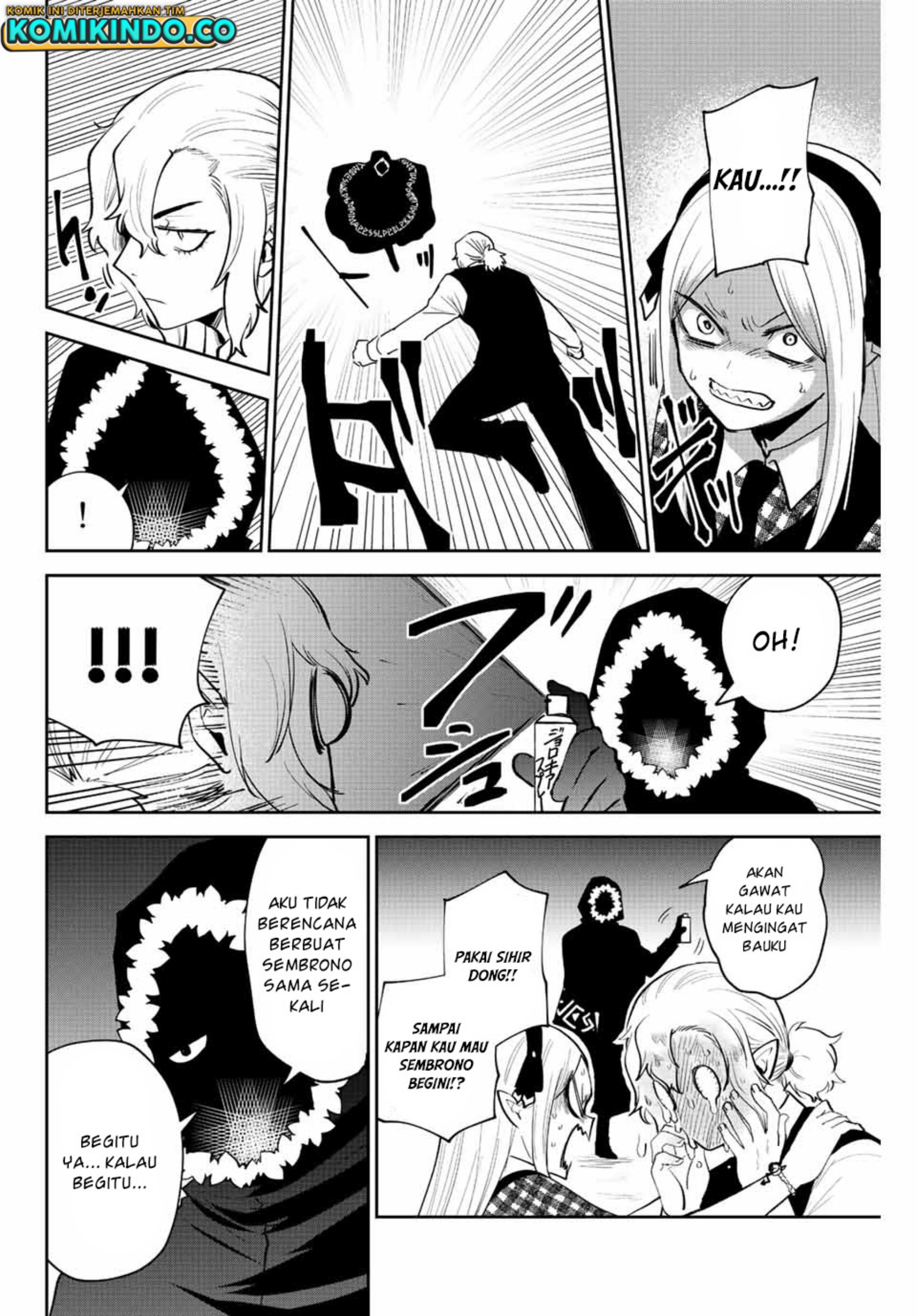 The Witch Controls Her Age and Magic With a Kiss Chapter 37 Bahasa Indonesia