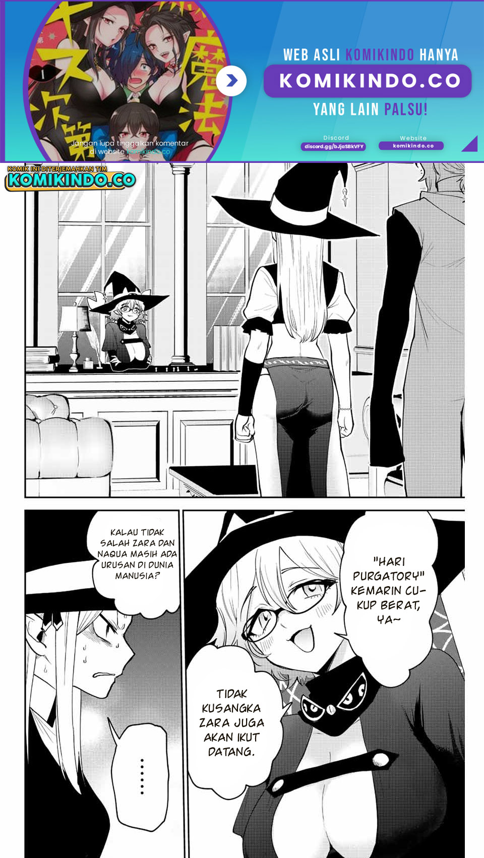 The Witch Controls Her Age and Magic With a Kiss Chapter 39 Bahasa Indonesia