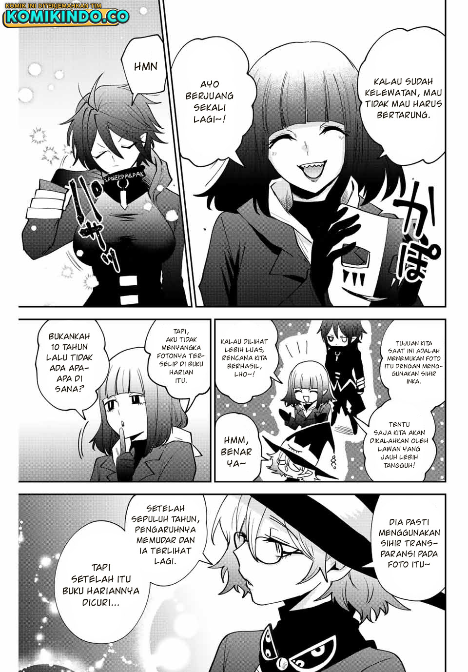The Witch Controls Her Age and Magic With a Kiss Chapter 39 Bahasa Indonesia