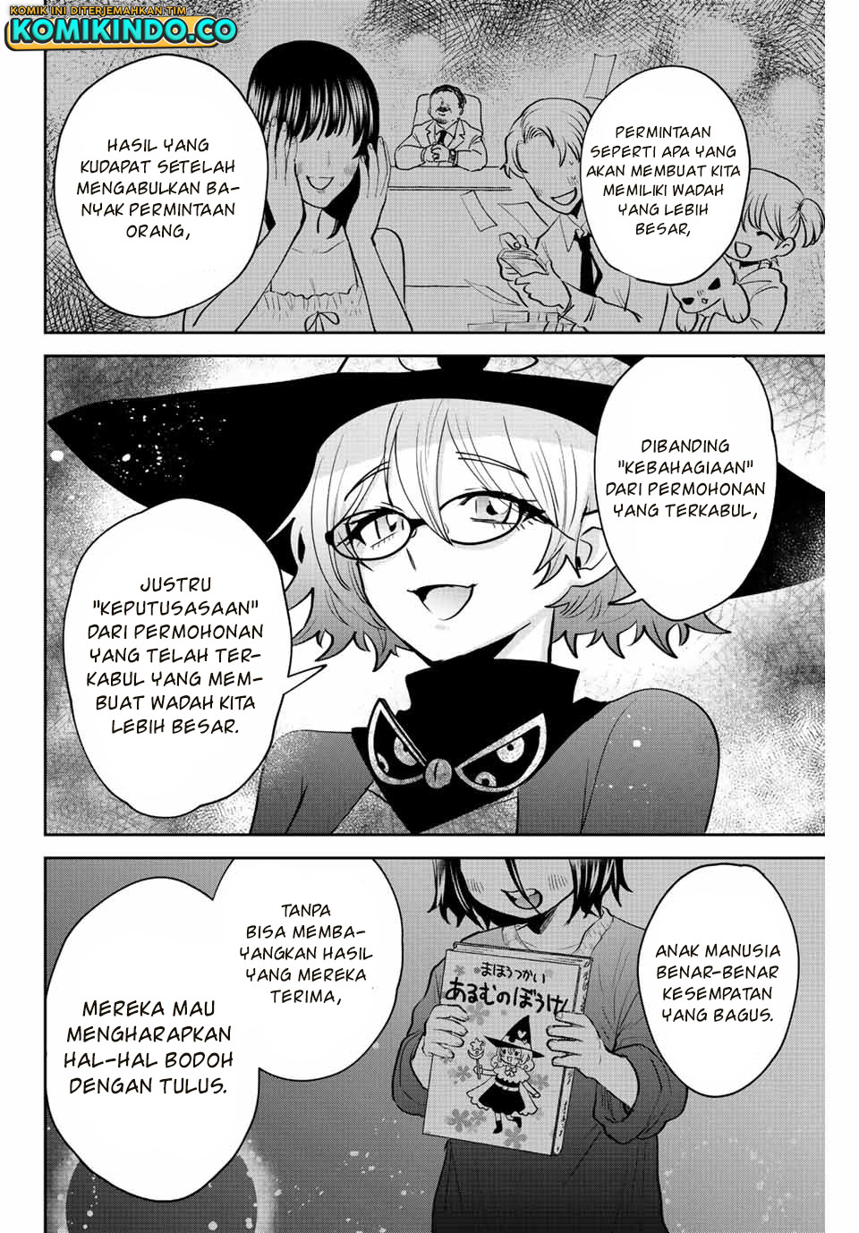 The Witch Controls Her Age and Magic With a Kiss Chapter 39 Bahasa Indonesia