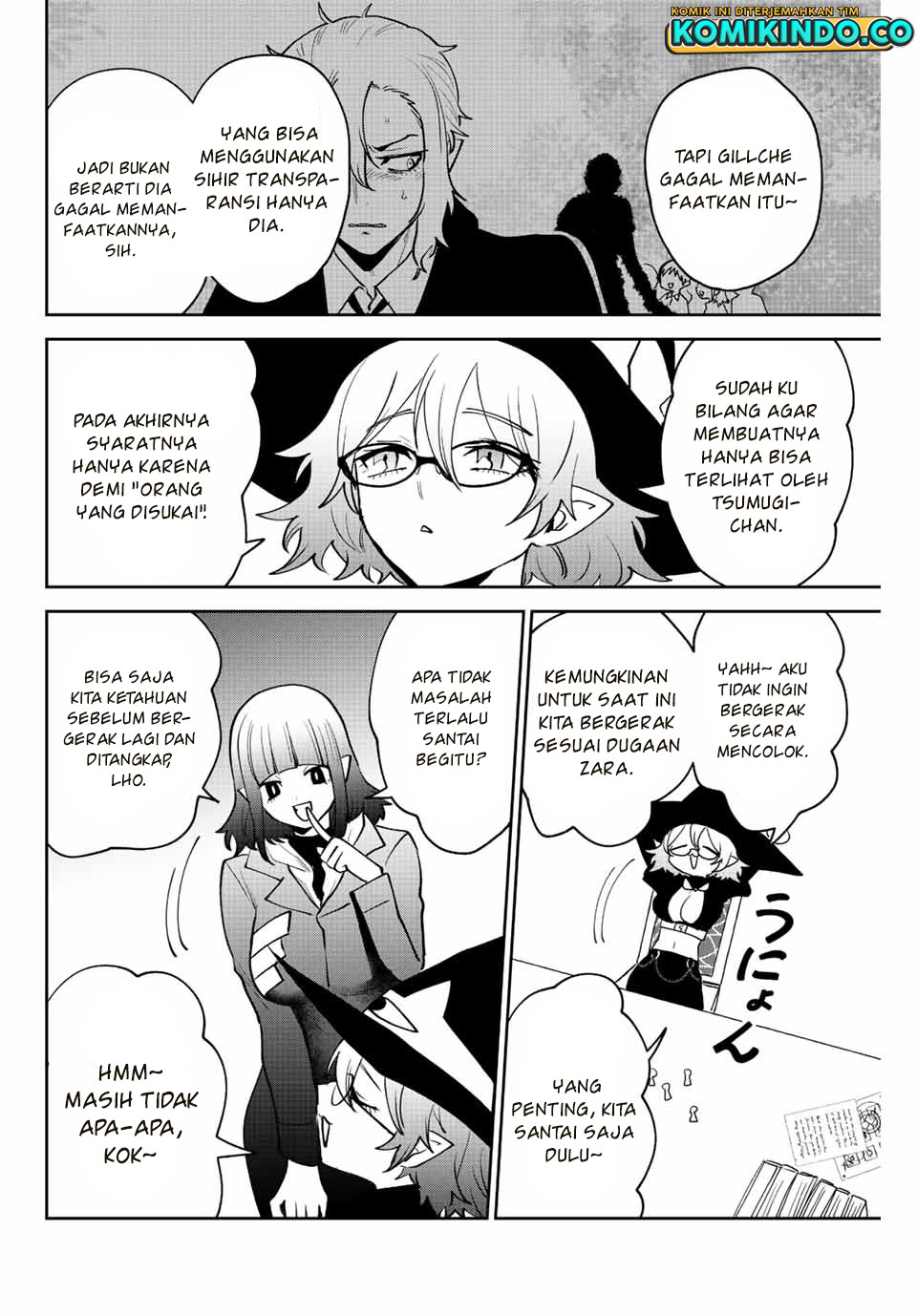 The Witch Controls Her Age and Magic With a Kiss Chapter 39 Bahasa Indonesia