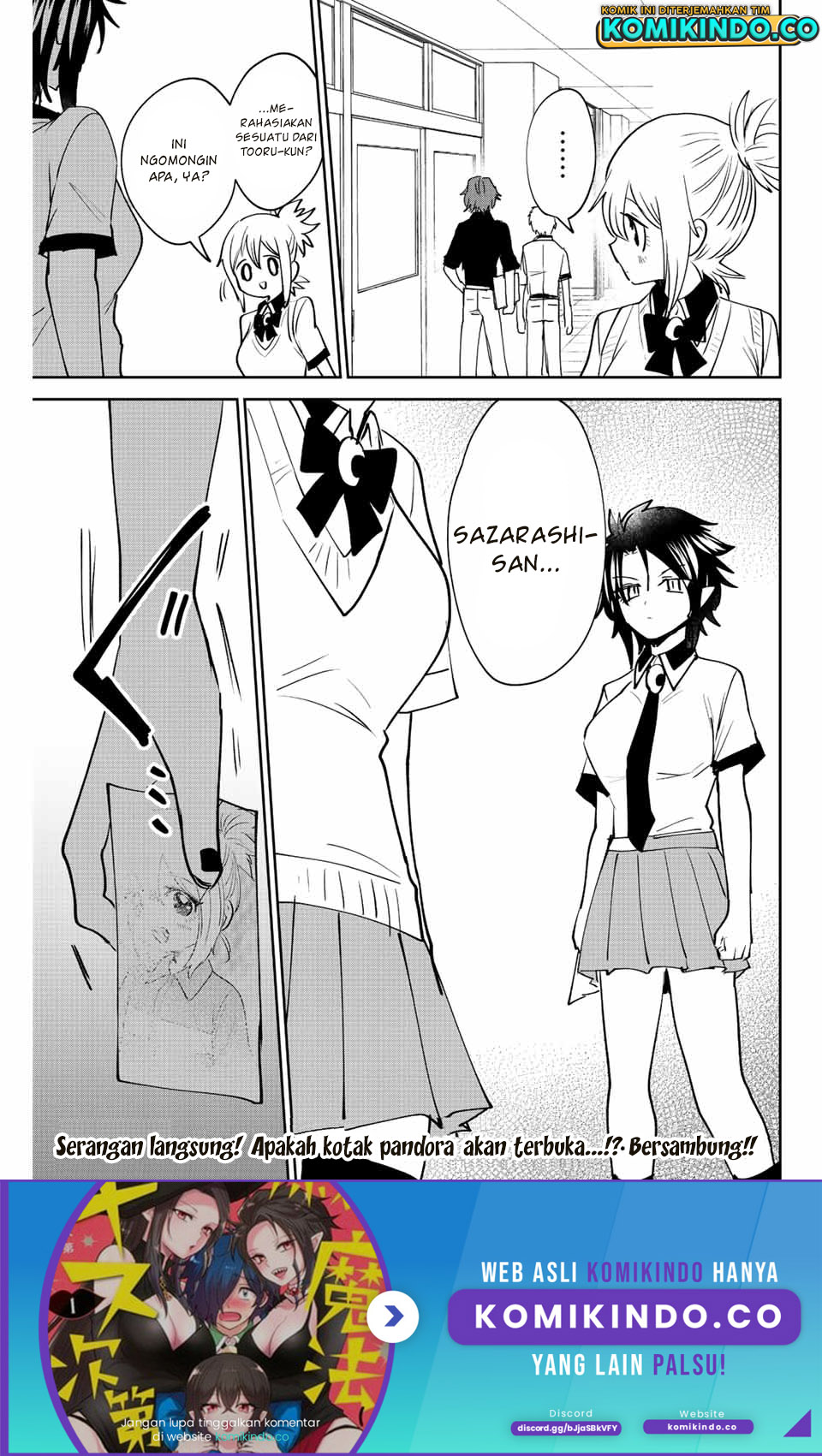 The Witch Controls Her Age and Magic With a Kiss Chapter 39 Bahasa Indonesia