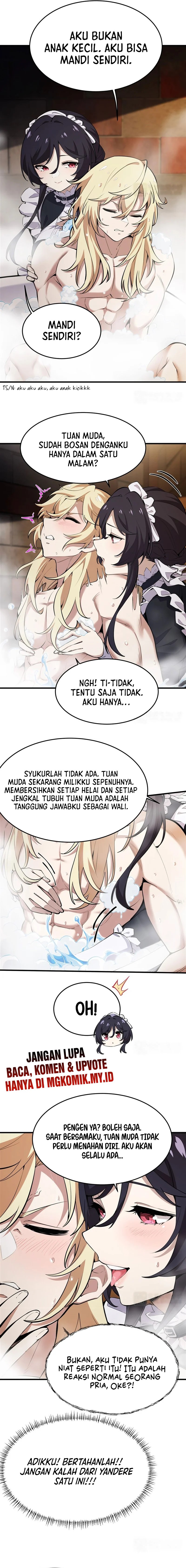 The Yellow-haired Villain in Female Main Character’s Novel wants Happiness Chapter 18 Bahasa Indonesia