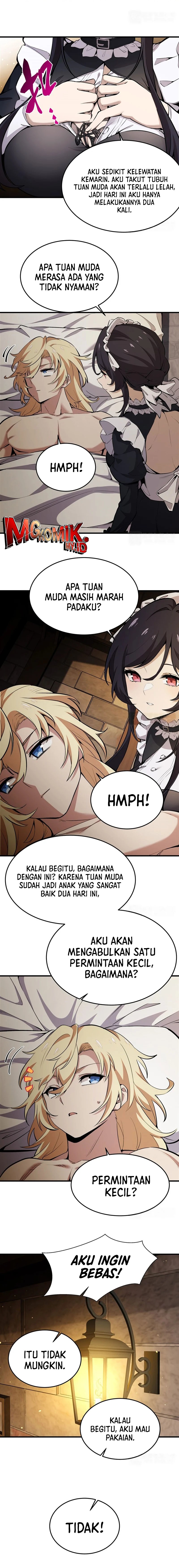 The Yellow-haired Villain in Female Main Character’s Novel wants Happiness Chapter 18 Bahasa Indonesia