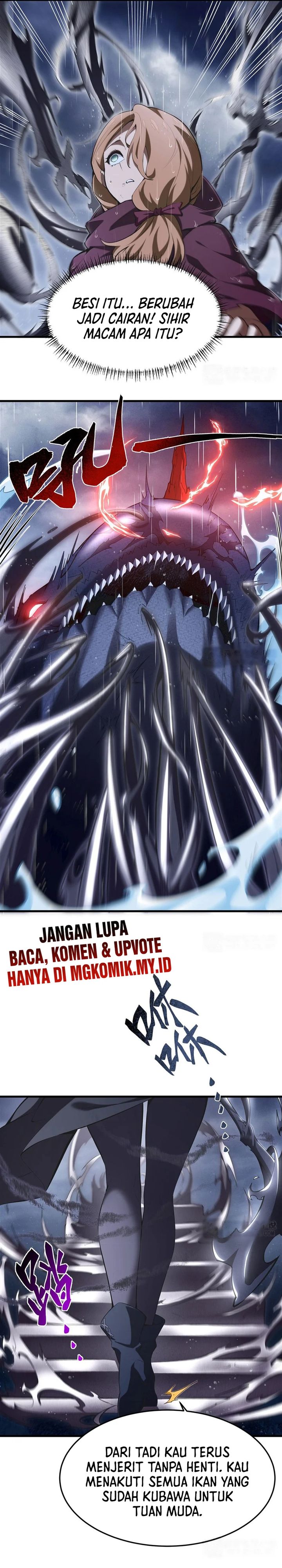 The Yellow-haired Villain in Female Main Character’s Novel wants Happiness Chapter 21 Bahasa Indonesia