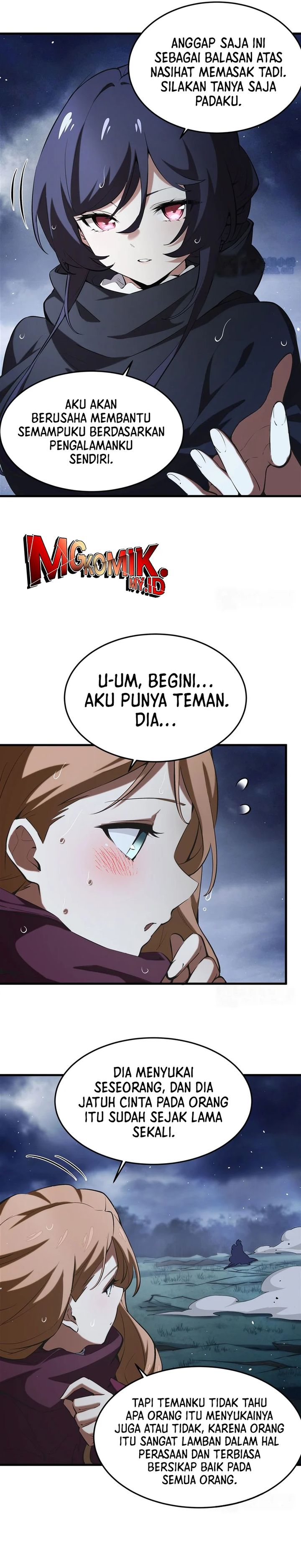 The Yellow-haired Villain in Female Main Character’s Novel wants Happiness Chapter 21 Bahasa Indonesia