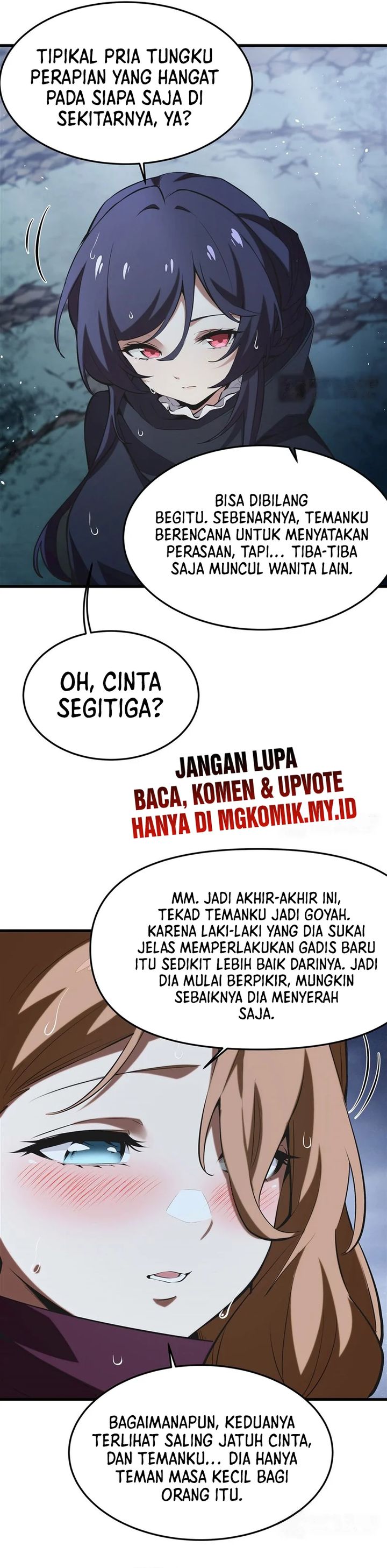 The Yellow-haired Villain in Female Main Character’s Novel wants Happiness Chapter 21 Bahasa Indonesia