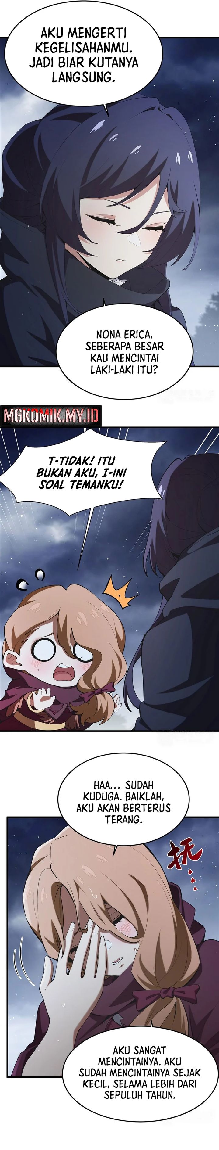 The Yellow-haired Villain in Female Main Character’s Novel wants Happiness Chapter 21 Bahasa Indonesia