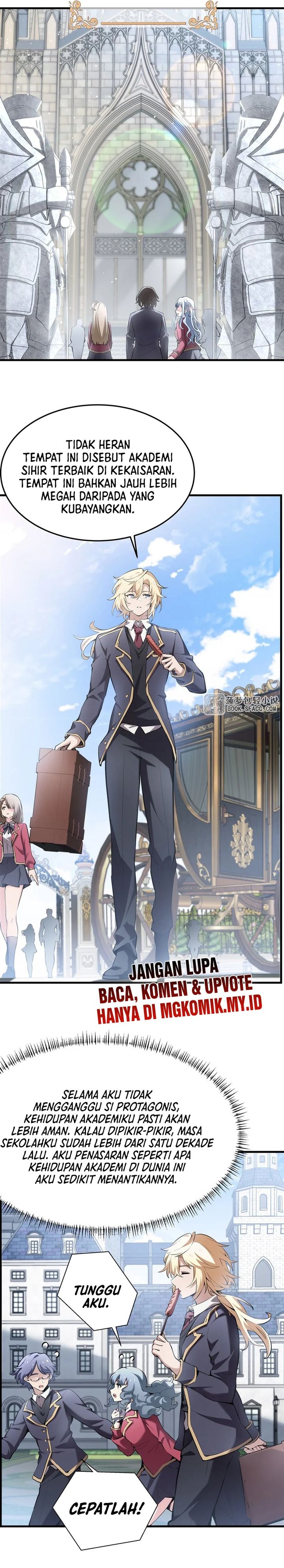 The Yellow-haired Villain in Female Main Character’s Novel wants Happiness Chapter 40 Bahasa Indonesia