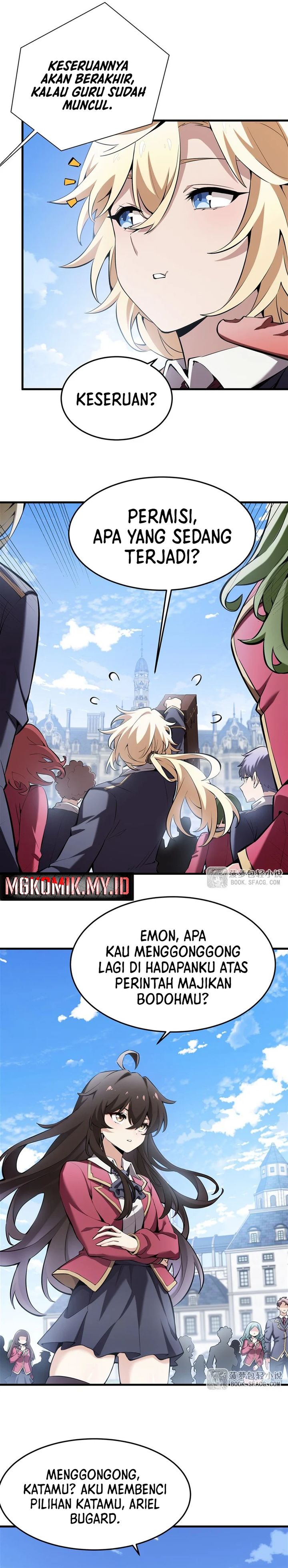 The Yellow-haired Villain in Female Main Character’s Novel wants Happiness Chapter 40 Bahasa Indonesia