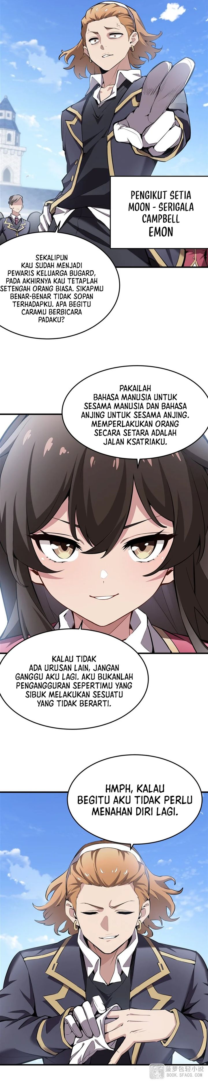 The Yellow-haired Villain in Female Main Character’s Novel wants Happiness Chapter 40 Bahasa Indonesia