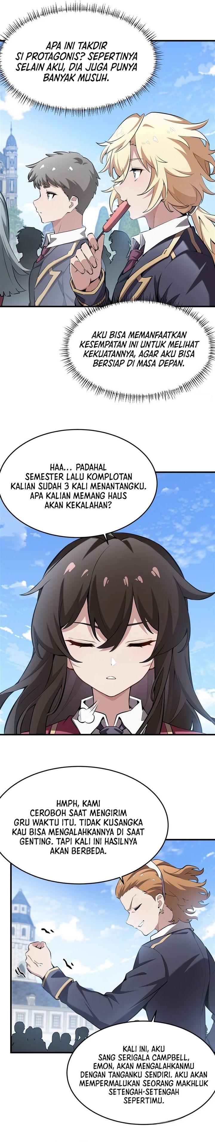 The Yellow-haired Villain in Female Main Character’s Novel wants Happiness Chapter 40 Bahasa Indonesia