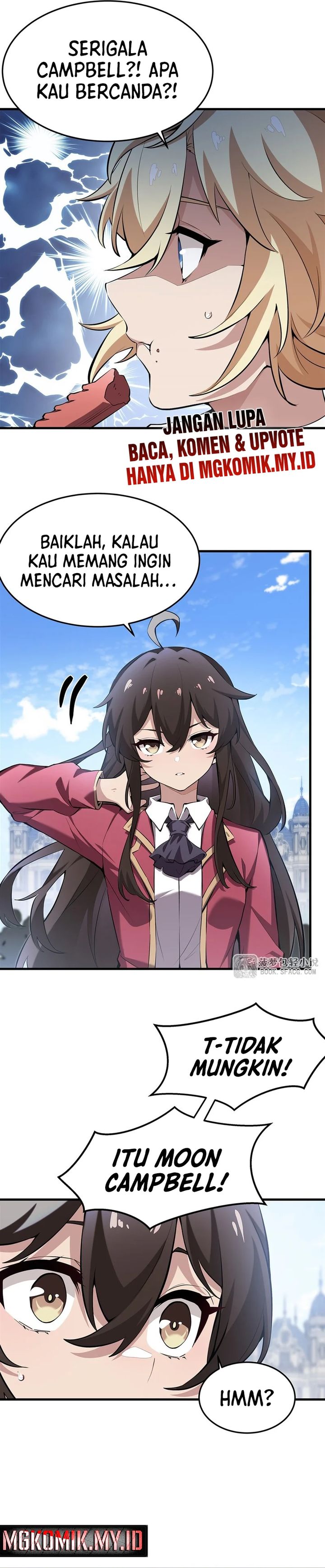 The Yellow-haired Villain in Female Main Character’s Novel wants Happiness Chapter 40 Bahasa Indonesia