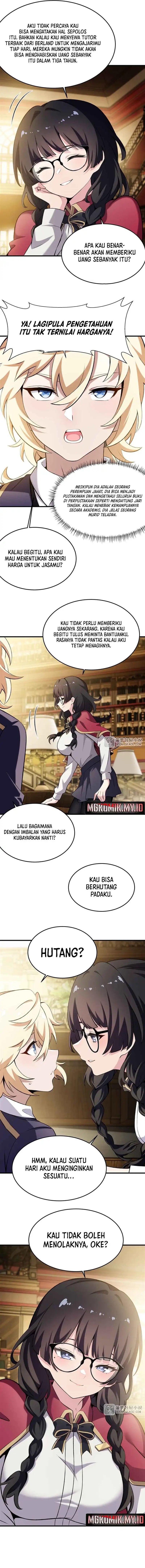 The Yellow-haired Villain in Female Main Character’s Novel wants Happiness Chapter 48 Bahasa Indonesia