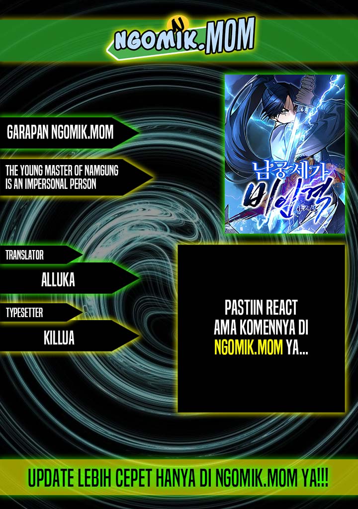 The Young Master of Namgung Is an Impersonal Person Chapter 13 Bahasa Indonesia