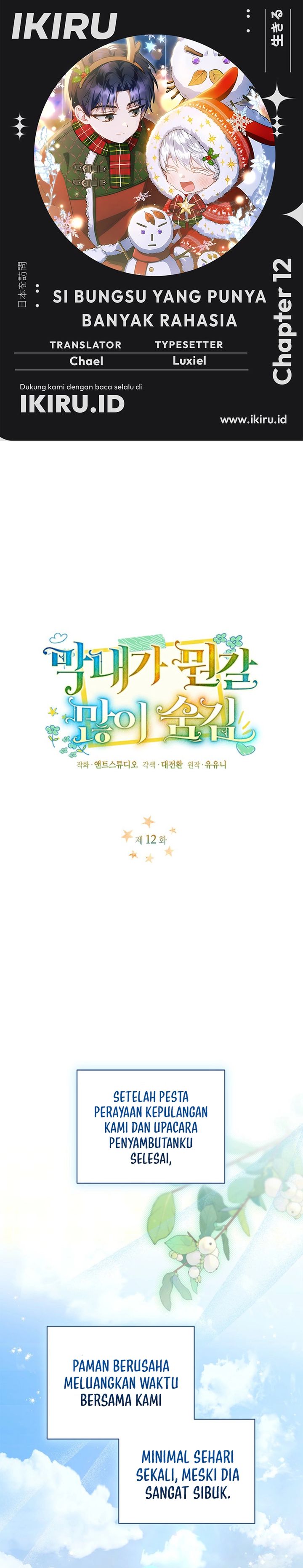 The Youngest Hides Way Too Much Chapter 12 Bahasa Indonesia