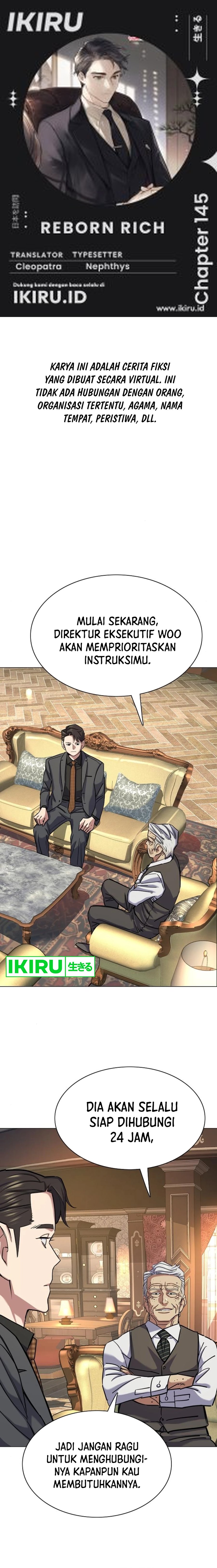 The Youngest Son Of A Rich Family (Reborn Rich) Chapter 145 Bahasa Indonesia