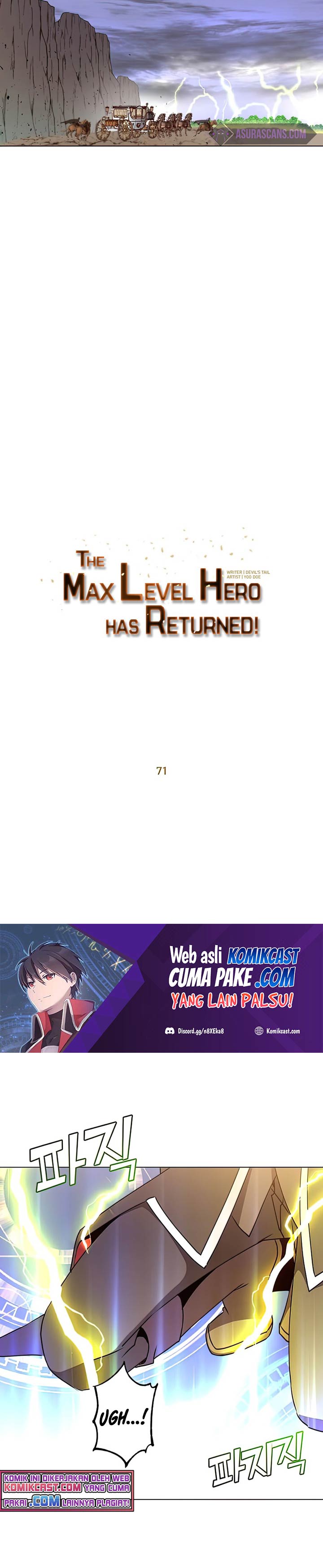 The MAX Leveled Hero Will Return! chapter 71
