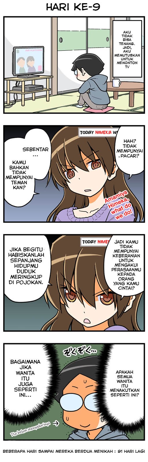 These Two Will Be Married In 100 Days Chapter 09 Bahasa Indonesia