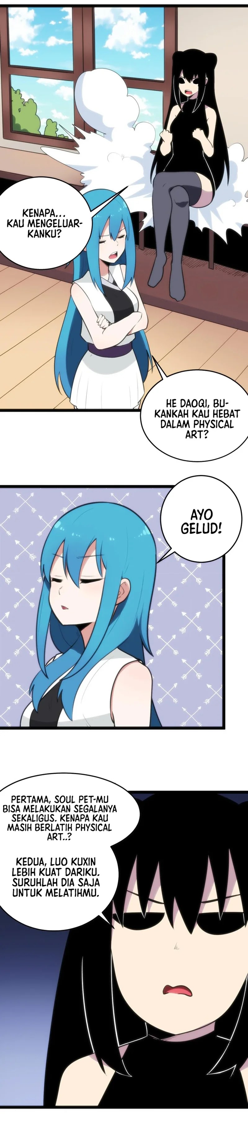 This Saint Has a Showdown Chapter 81 Bahasa Indonesia