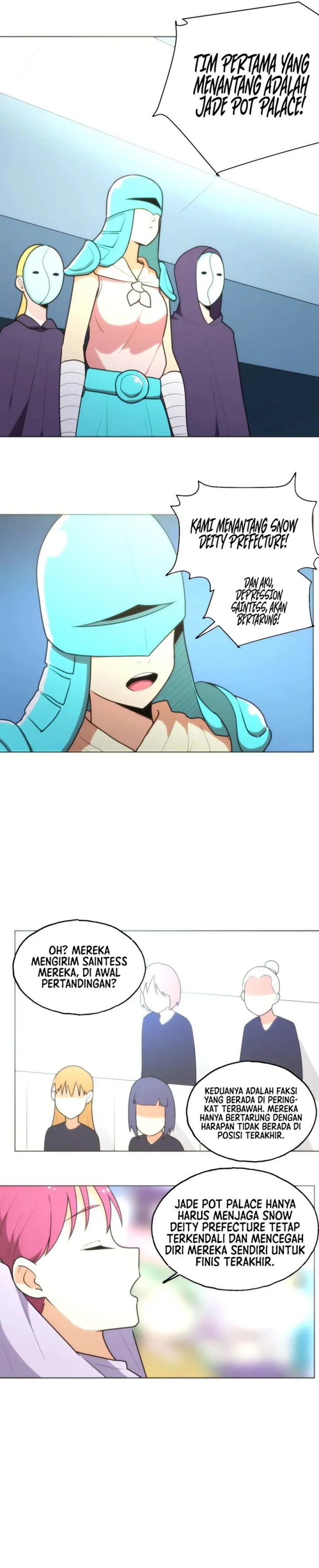 This Saint Has a Showdown Chapter 151 Bahasa Indonesia