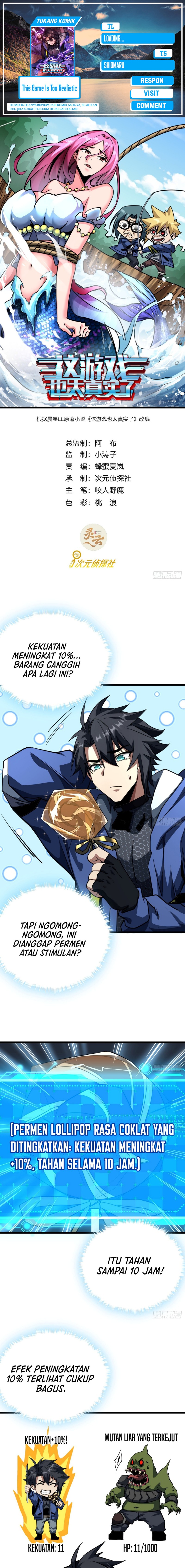 This Game Is Too Realistic Chapter 21 Bahasa Indonesia