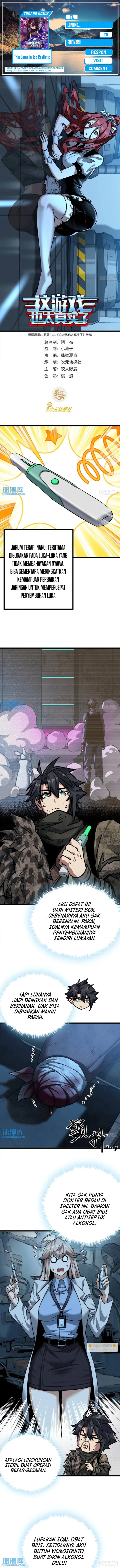 This Game Is Too Realistic Chapter 46 Bahasa Indonesia