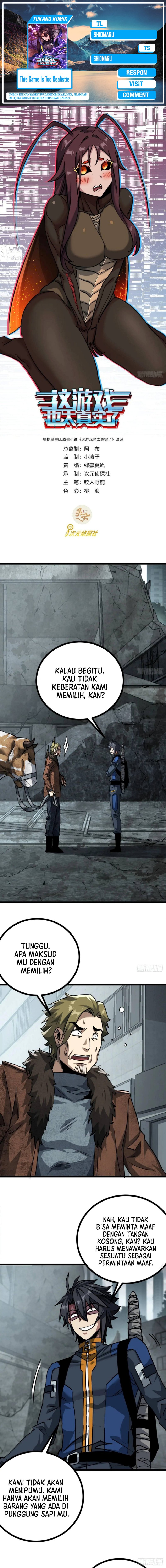 This Game Is Too Realistic Chapter 53 Bahasa Indonesia