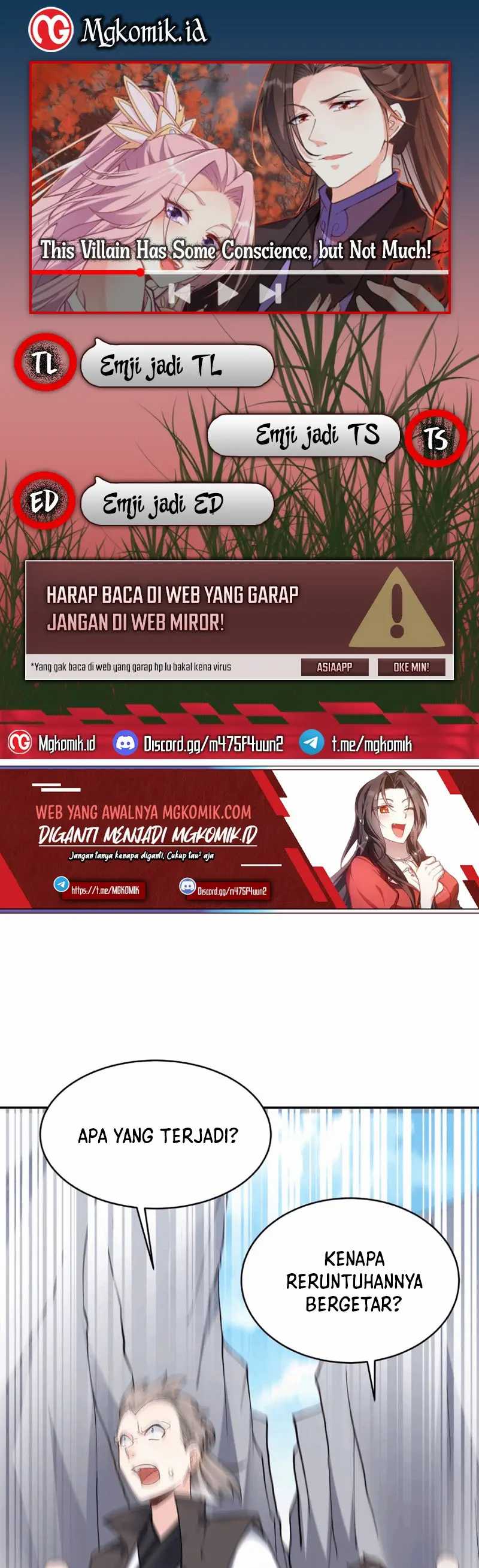 This Villain Has Some Conscience, but Not Much! Chapter 37 Bahasa Indonesia