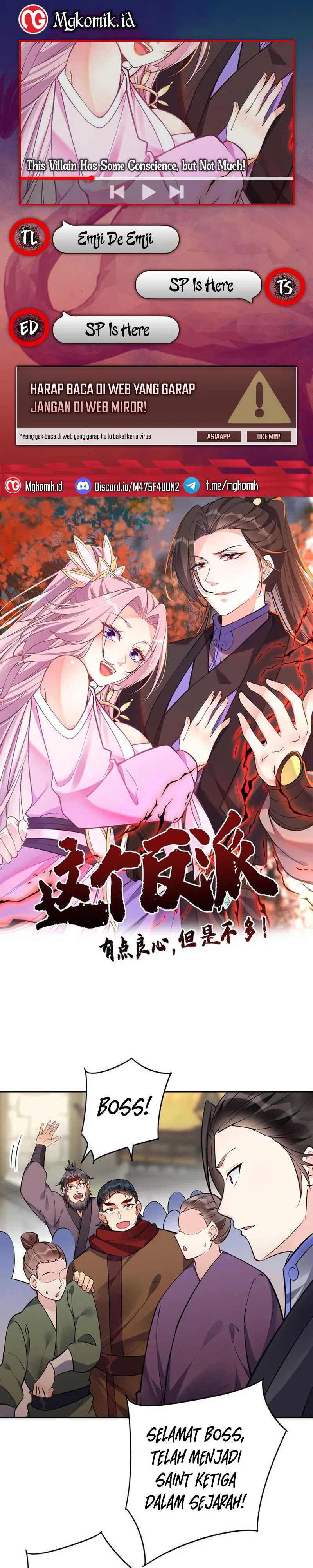 This Villain Has Some Conscience, but Not Much! Chapter 100 Bahasa Indonesia