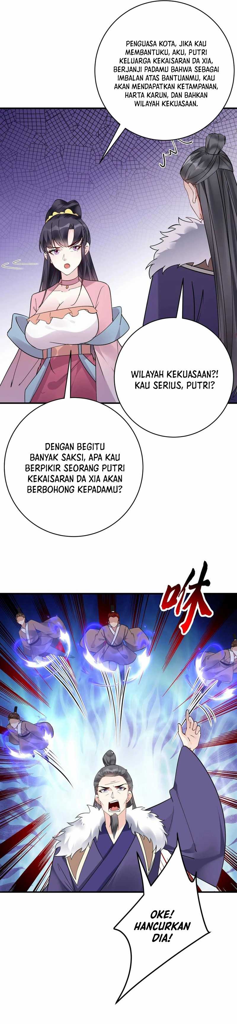 This Villain Has Some Conscience, but Not Much! Chapter 195 Bahasa Indonesia