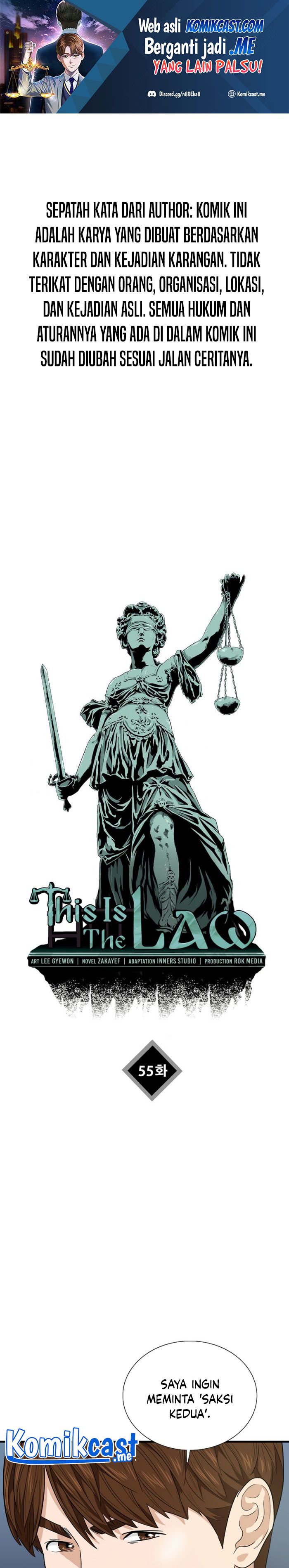 This is the Law Chapter 55 Bahasa Indonesia