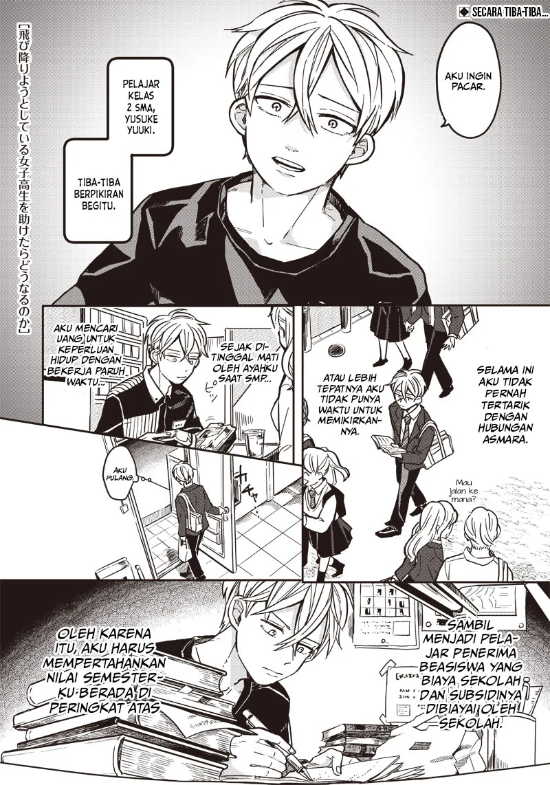 Tobioriyou to Shiteiru Joshikousei wo Tasuketara Dou Naru no Ka? chapter 1
