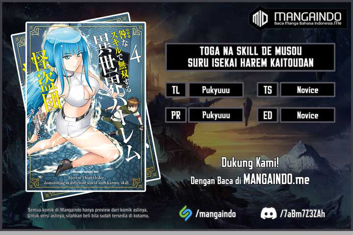Toga na Skill de Musou suru Isekai Harem Kaitoudan Chapter 07 Bahasa Indonesia