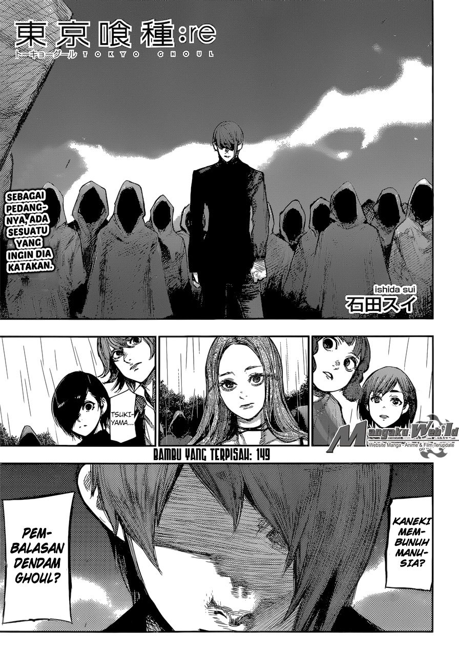 Tokyo Ghoul:re Chapter 149 Bahasa Indonesia