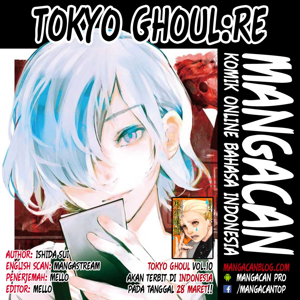 Tokyo Ghoul:re Chapter 169 Bahasa Indonesia