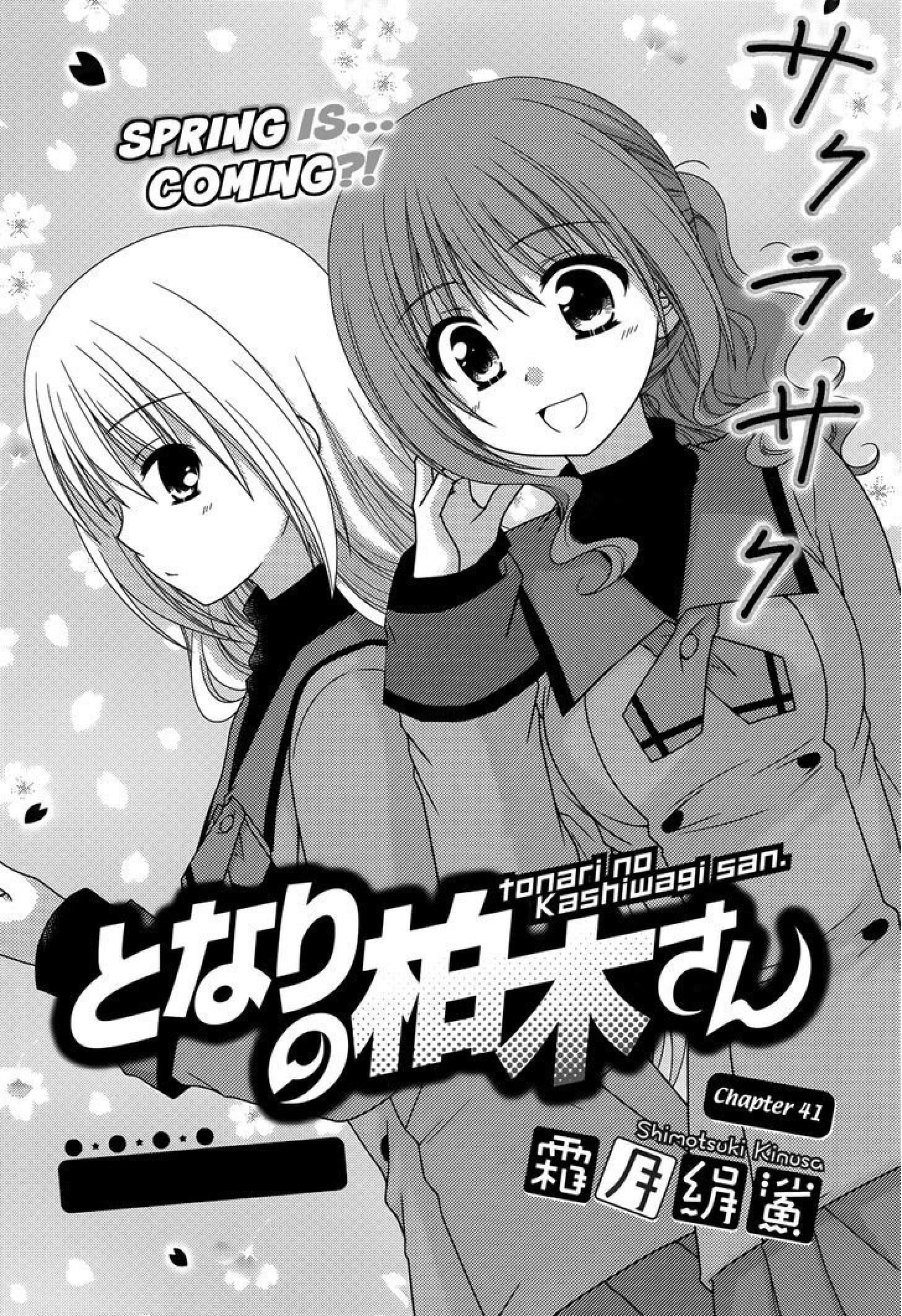 Tonari no Kashiwagi-san Chapter 41 Bahasa Indonesia