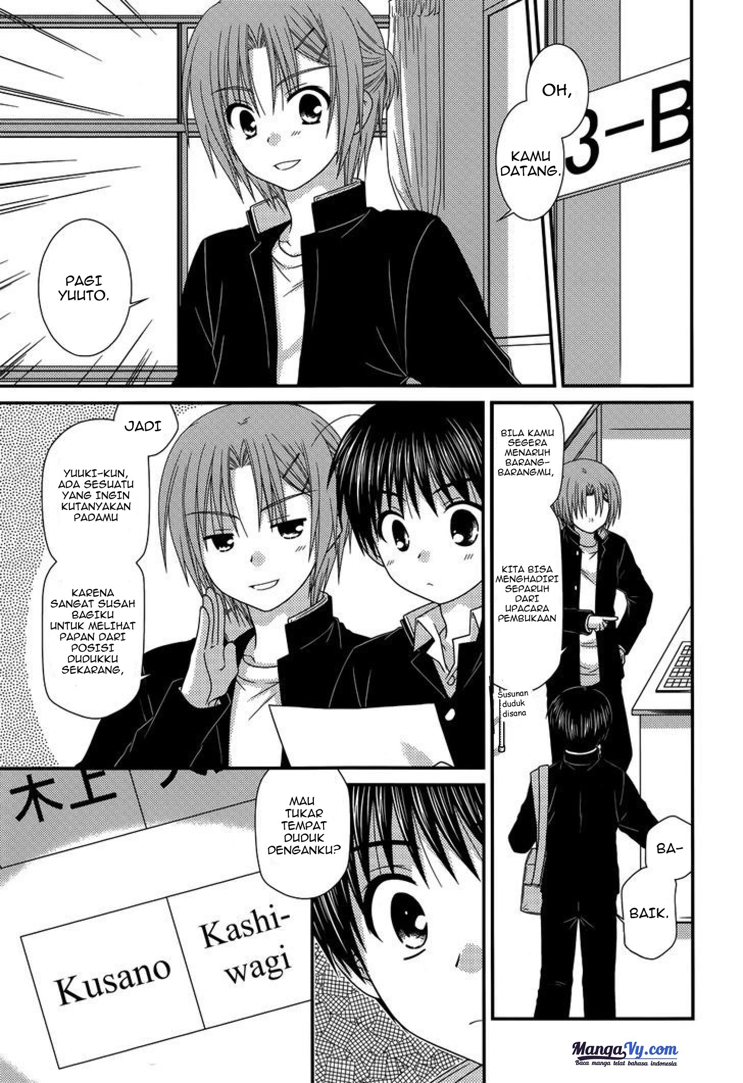 Tonari no Kashiwagi-san Chapter 41 Bahasa Indonesia