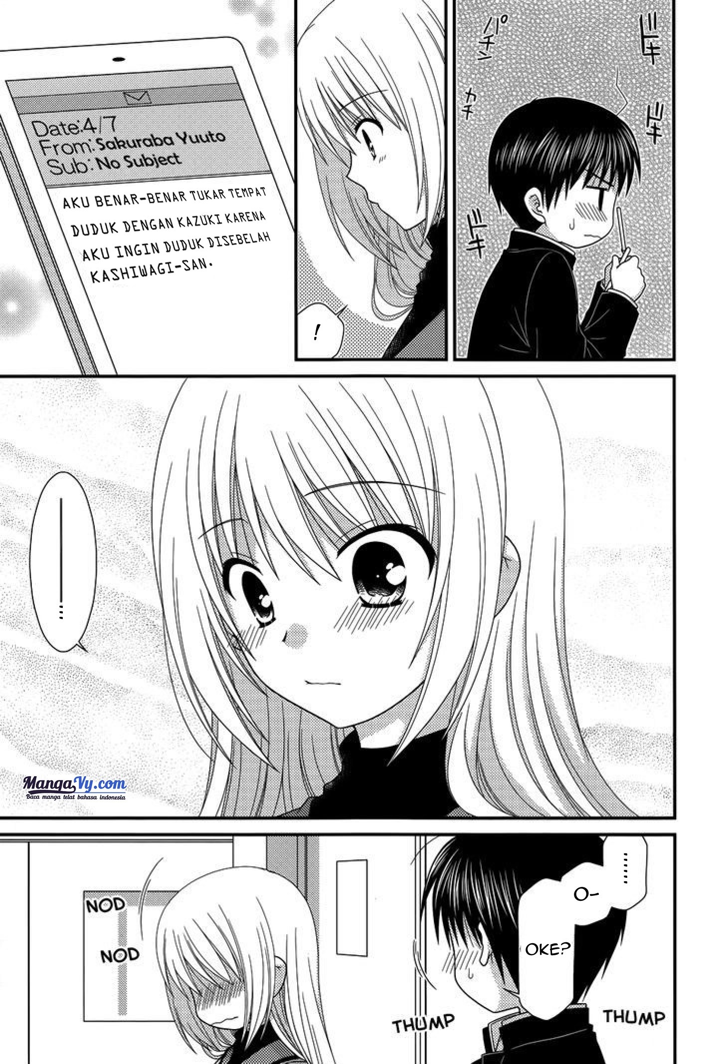 Tonari no Kashiwagi-san Chapter 41 Bahasa Indonesia