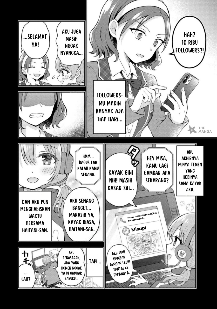 Tonari no Seki no Inkya Joshi ga Oshi Utaite Datta – Ore no Kyoku wo Uttatekure! Chapter 09.1 Bahasa Indonesia