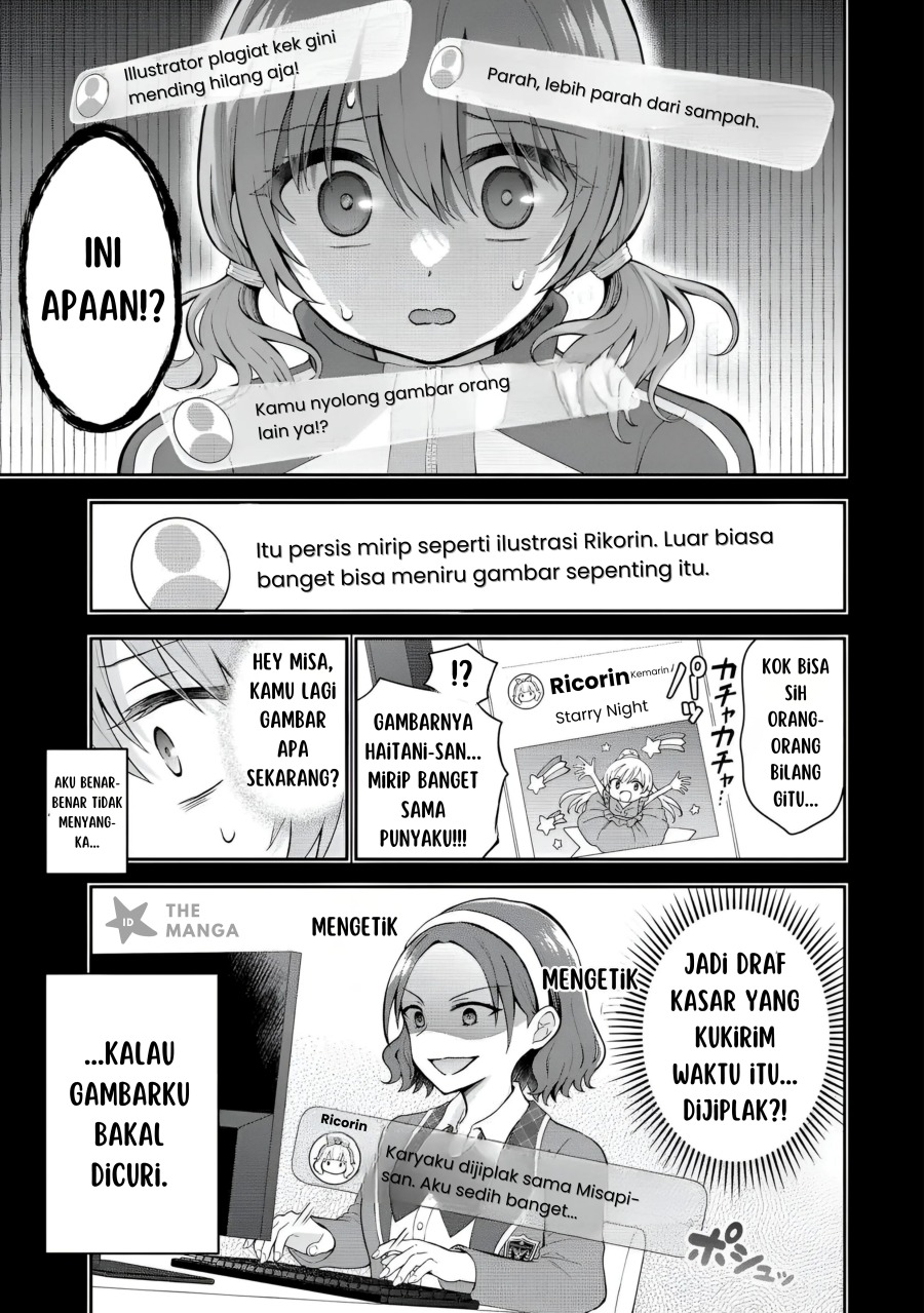 Tonari no Seki no Inkya Joshi ga Oshi Utaite Datta – Ore no Kyoku wo Uttatekure! Chapter 09.1 Bahasa Indonesia