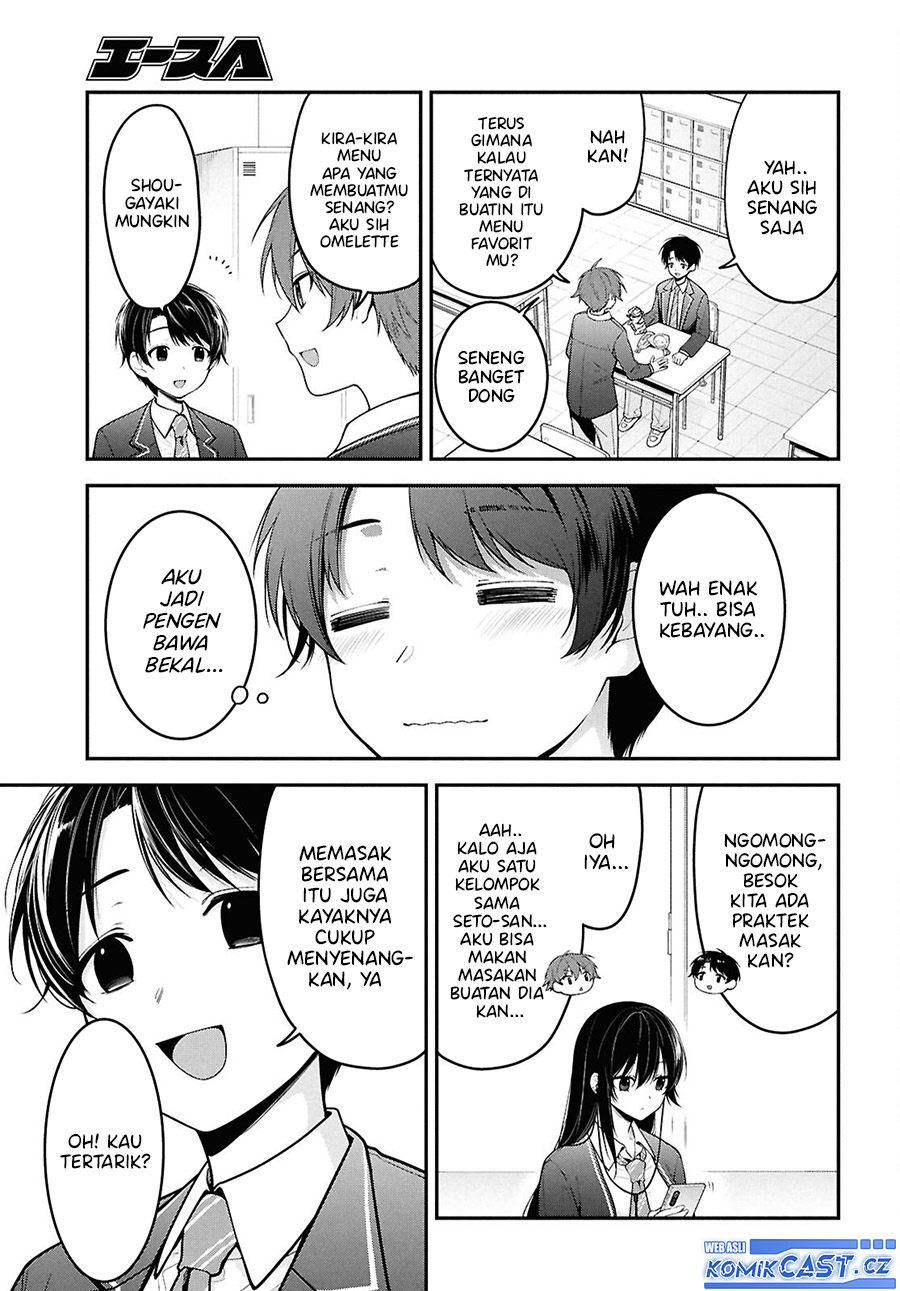 Tonari no Seki no Yankee Shimizu-san ga Kami o Kuroku Sometekita chapter 2
