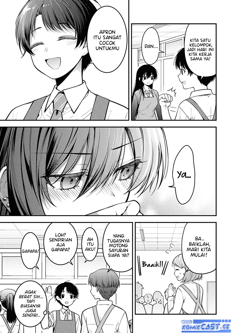 Tonari no Seki no Yankee Shimizu-san ga Kami o Kuroku Sometekita chapter 2