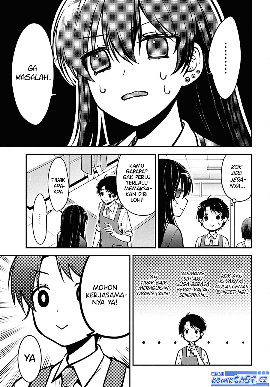 Tonari no Seki no Yankee Shimizu-san ga Kami o Kuroku Sometekita chapter 2