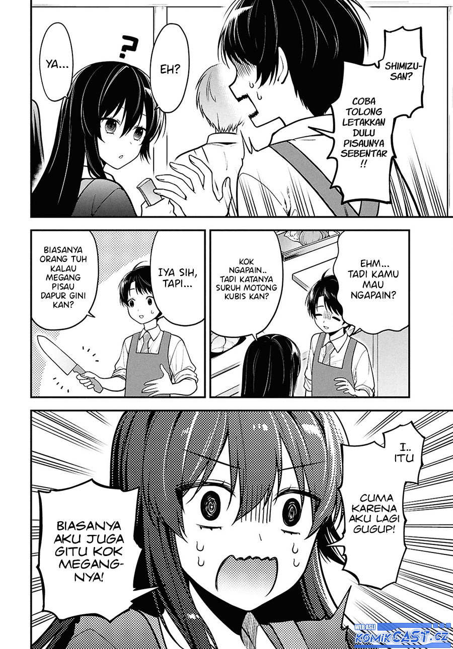 Tonari no Seki no Yankee Shimizu-san ga Kami o Kuroku Sometekita chapter 2