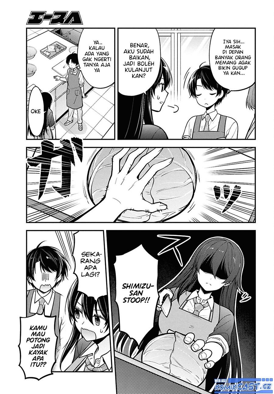 Tonari no Seki no Yankee Shimizu-san ga Kami o Kuroku Sometekita chapter 2